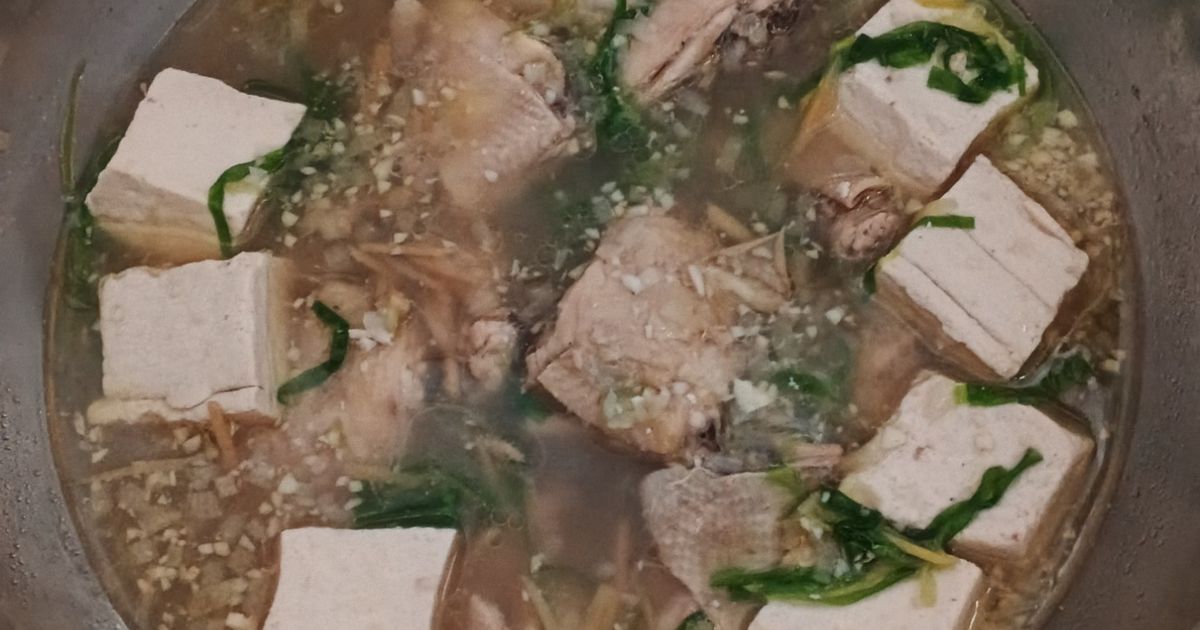 Sup Jahe Ayam + Tahu