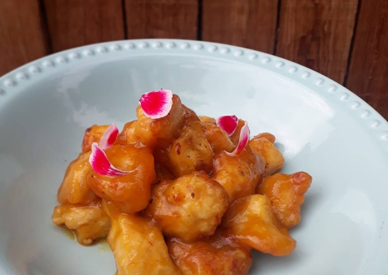 🇨🇳Pollo rebozado en salsa de piña🇨🇳