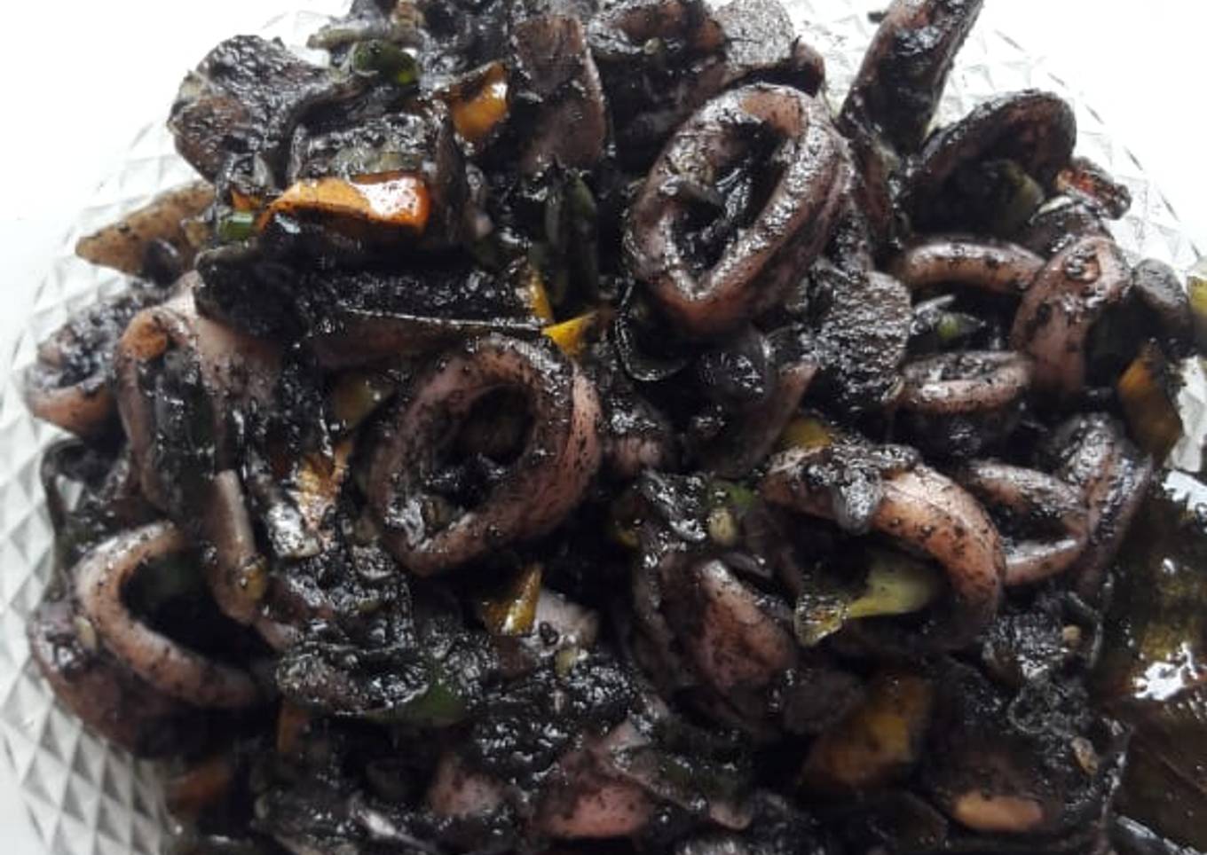 Cumi hitam goreng sederhana dan enak
