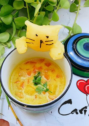 Hình của món Cari gà cho bé 9m+.