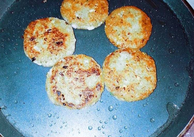 Easiest Way to Make Super Quick Homemade Left over Rice Tikki