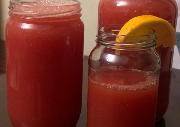 Simple Way to Prepare Speedy Watermelon Citrus Juice