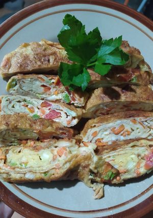 Foto resep Omelet sayur