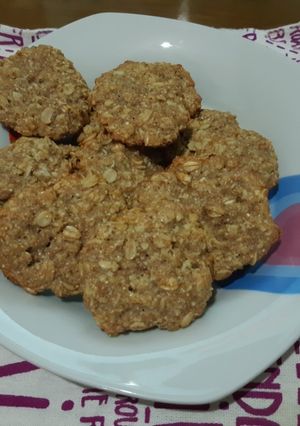Una foto de Galletas de Avena Fácil