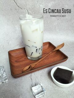 Foto resep Es Cincau Susu