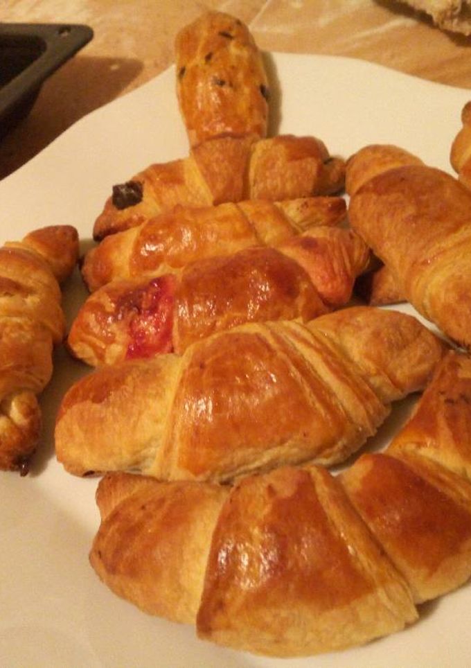 A picture of Chocolate croissant.