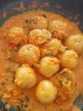 Papa Criolla in Creamy Ahogado Sauce