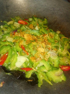 Foto resep Tumis pare ikan asin nagih