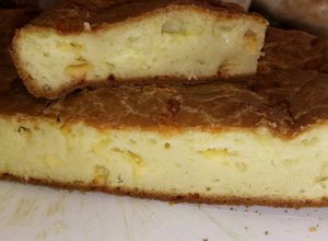 Una foto de Torta de queso fácil