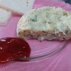 A picture of Egg Omelette (In Microwave).