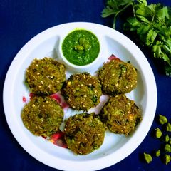 A picture of Hara Chana kebab.