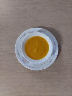 عکسی از دستور سوپ کدو حلوایی