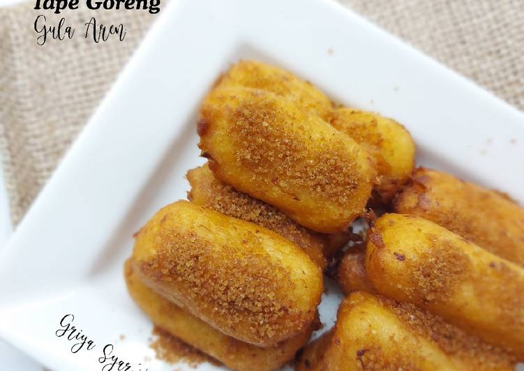 Resep Tape Goreng Gula Aren Anti Gagal