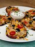 Pizza de berenjena
