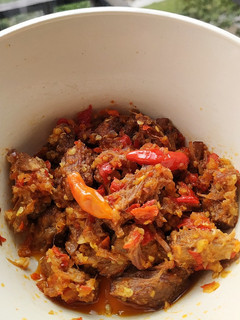 Foto resep Oseng Mercon Sapi Modifikasi dari Daging Rendang