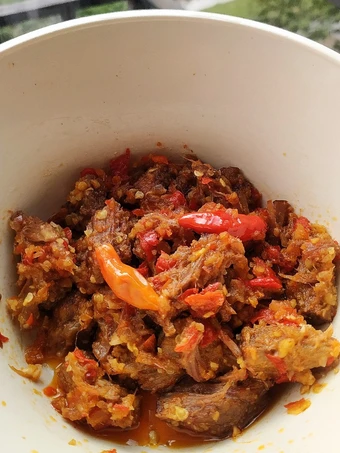 Cara Mudah Membuat Resep Oseng Mercon Sapi Modifikasi dari Daging Rendang Anti Ribet, Lezat