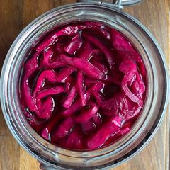 A picture of In A Pickle - English soused red cabbage.
