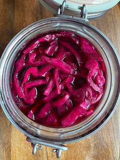 A picture of In A Pickle - soused red cabbage.