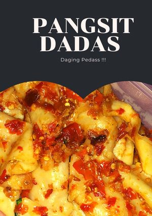 Foto resep Pangsit dadas (daging pedas)