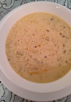 A picture of Rice Pudding/Kheer.