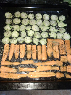 Una foto de Snacks de verduras para acompañar