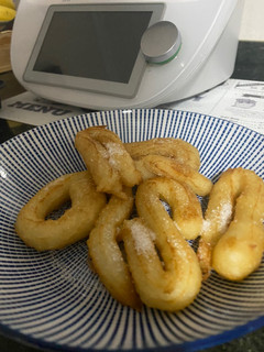 Una foto de Churros con Thermomix