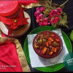 A picture of Gumberry Raw Mango Sour Pickle (Gunda / Lasoda Kairi Khatta Aachar).