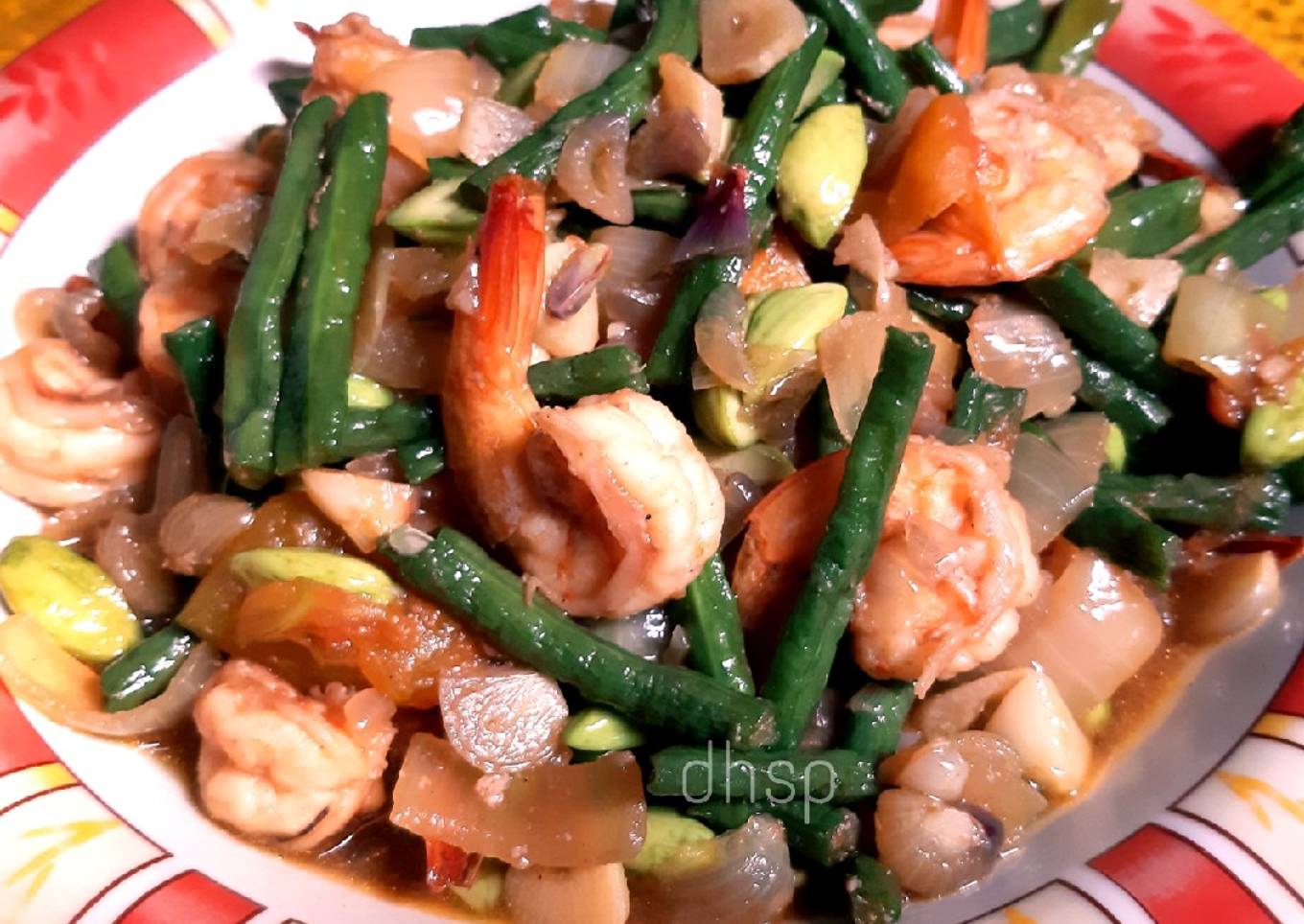 Tumis Udang Kacang Panjang