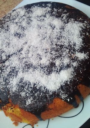 عکسی از دستور کیک وانیلی بدون فر وقالب