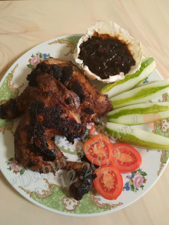 Foto resep Ayam bakar Kalasan with sambal kecap