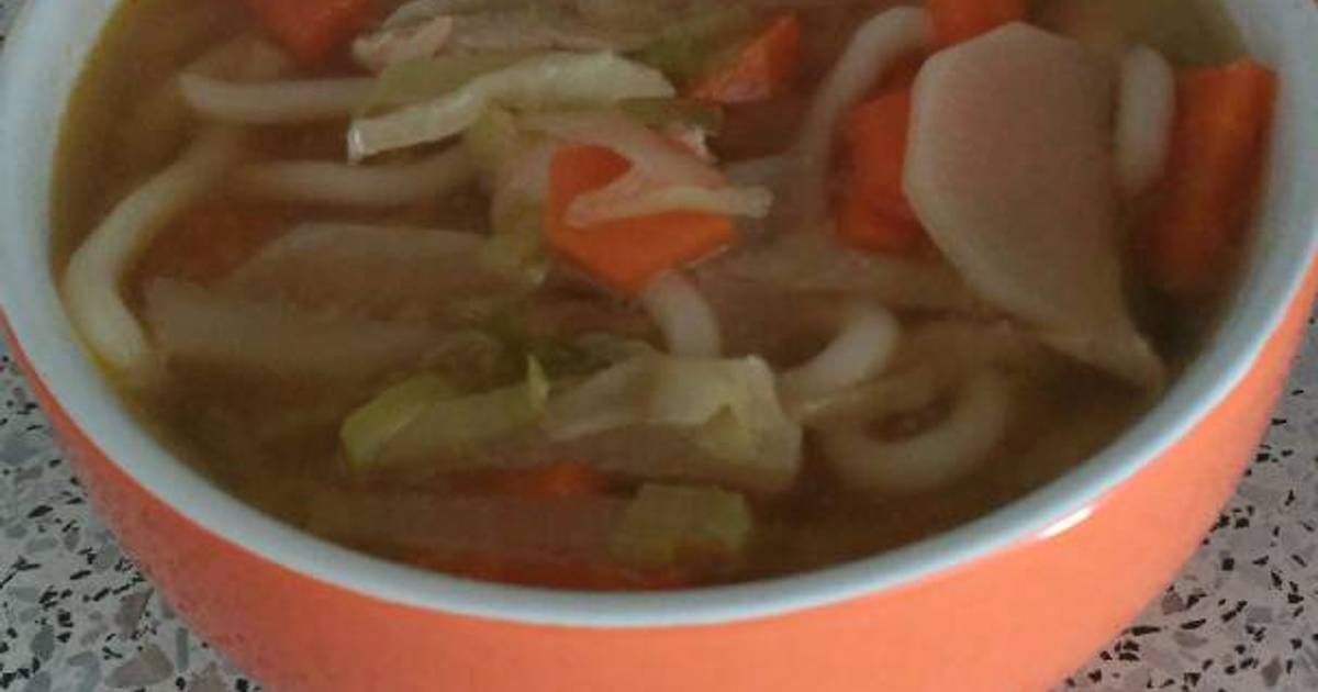 Sopa udon Receta de Idoia Diaz- Cookpad