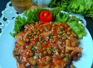 Foto resep Fuyunghai Udang Saus Kacang Polong