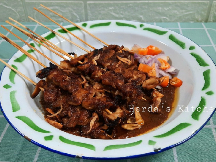 Wajib coba! Resep memasak Sate Jamur Tiram Bumbu Kacang yang gurih