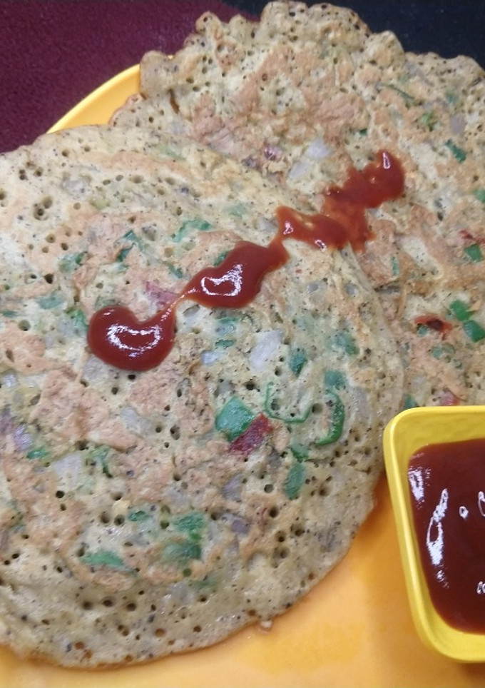 வெஜ் ஆம்லெட்/சைவ ஆம்லெட் செய்முறை முக்கிய புகைப்படம்