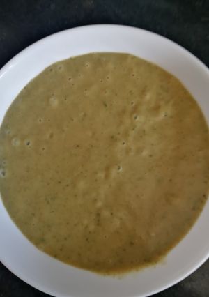 A picture of Brocolli Spinach Soup.