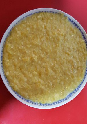 Una foto de Postre de piña con queso