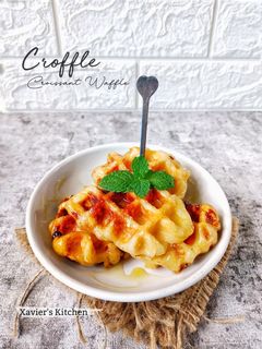 Foto resep COFFLE (Croissant Waffle)