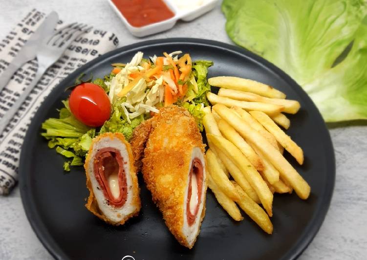 Resep Chicken Cordon Blue Anti Gagal