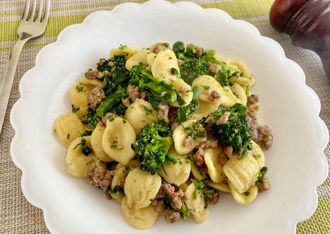 Come Fare Orecchiette Broccoli E Salsiccia Perfetta Cucina Italiana