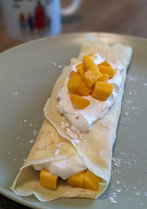 A picture of Simple crepes.