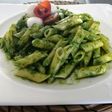 Macarrones con Pesto de Espinaca