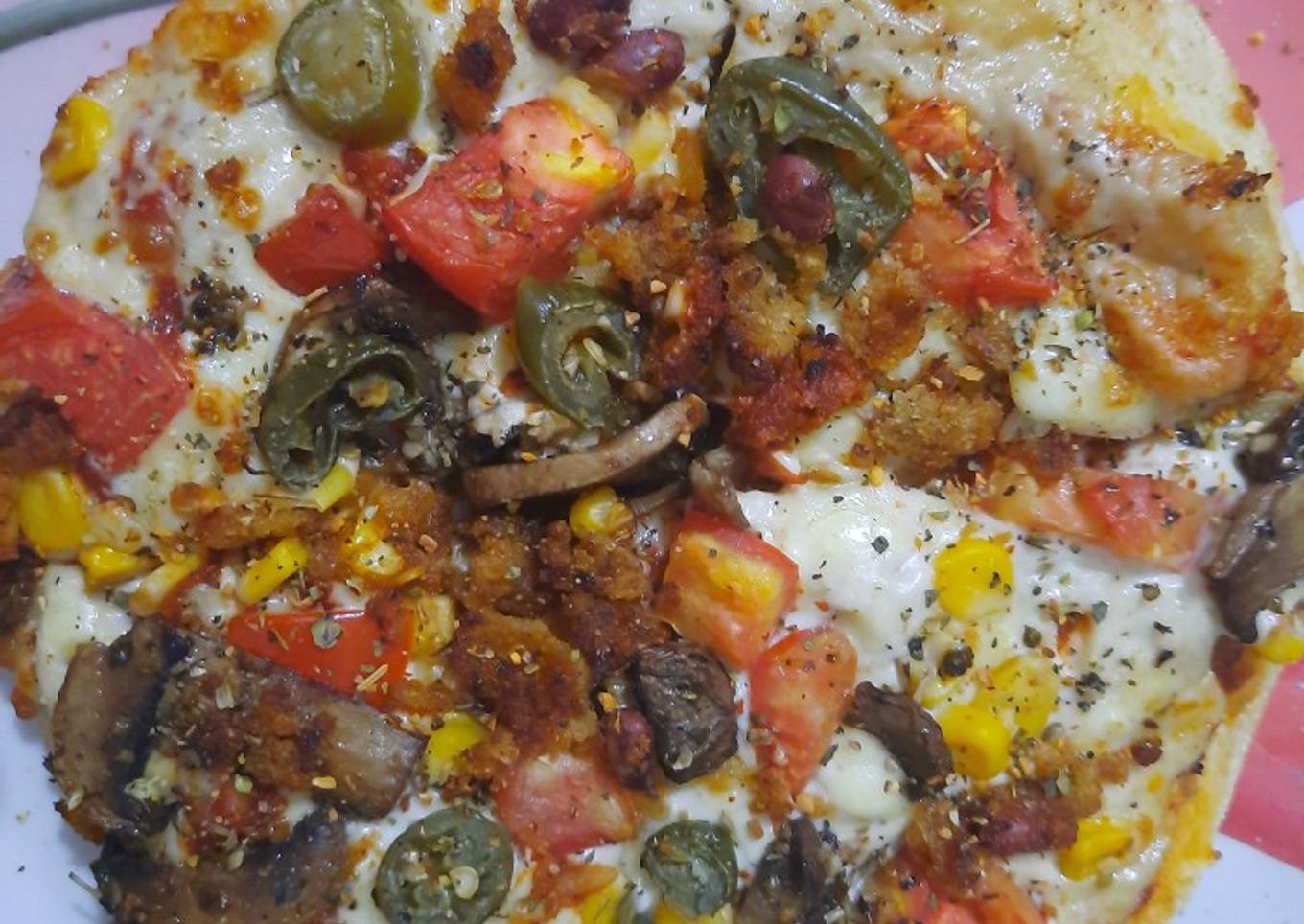 Mushroom pizza