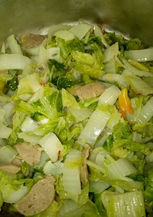 Foto resep Tumis sawi putih
