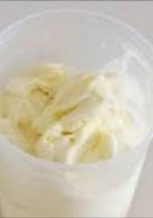 A picture of Vanilla ice cream.