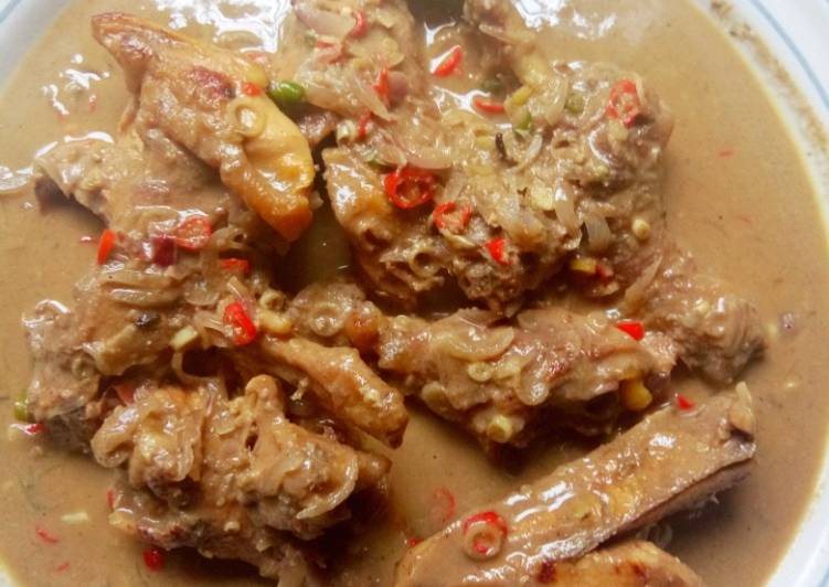 Anyang Ayam (ayam di asami)