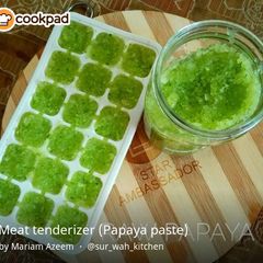 A picture of Meat tenderizer (Papaya paste).
