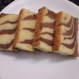 Zebra Cake Putih Telur