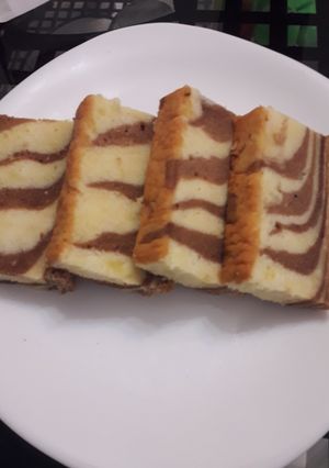 Foto resep Zebra Cake Putih Telur