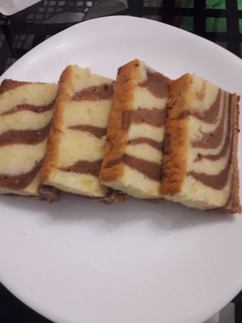Langkah Mudah untuk Menyiapkan Zebra Cake Putih Telur Enak Dan Mudah
