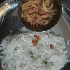 A picture of Muli ka laccha (achar).
